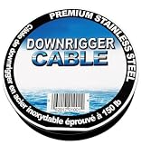 Scotty Premium Stainless Steel Replacement Downrigger Cable with kit