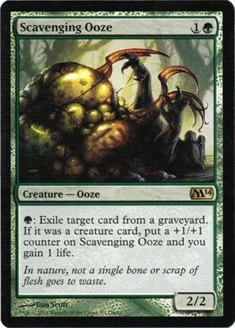 Magic: the Gathering - Scavenging Ooze - Duels of the Planeswalkers 2014 Steam Promo - Unique & Misc. Promos - Foil