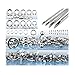 BodyJ4You 175 Piercing Kit 14G-16G Steel Body Piercing Starter Kit Piercing Needles Forceps Retainer