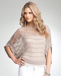 Drop Needle Yarn Pullover Sweater