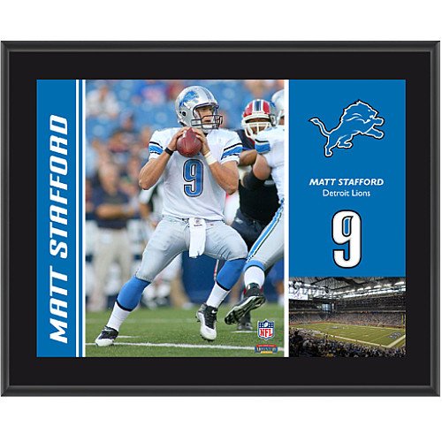 Mounted Memories Detroit Lions Matt Stafford 10.5 x 13 Sublimated Plaque