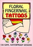 Floral Fingernail Tattoos (Temporary Tattoos)