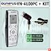 Olympus VN-4100PC Digital Voice Recorder and Olympus ME-52 Microphone Outfit - Olympus AOLYVN4100PCK1