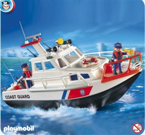 Playmobil Coast Guard Boat Set