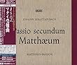 バッハ:マタイ受難曲