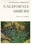 An Illustrated Manual of California Shrubs