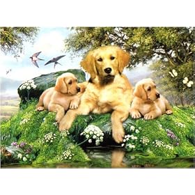 White Mountain Puzzles Golden Summer Days 550 Piece Jigsaw Puzzle