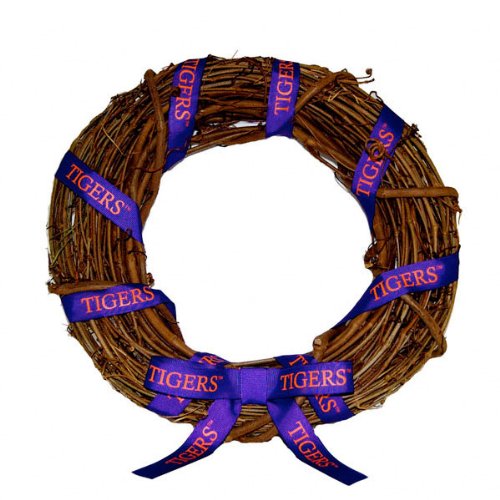 Clemson Tigers Grapevine Wreath