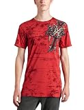 Xtreme Couture Mens short sleeve tee Kanone, Red, Red X-Large Xtreme Couture Kurzarm