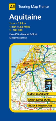 City Travel Guides Discounted  Search : Aquitaine (AA Road Map France Series)