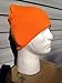 Blaze Orange Winter Safety Watch Beanie Hat