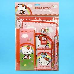 Sanrio Hello Kitty School Supplies - 11 pcs Study Kit