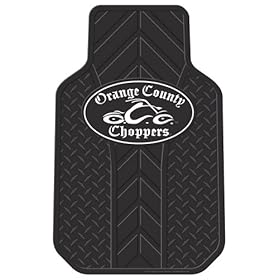 Orange County Choppers Universal-Fit Molded Front Floor Mat - Set of 2