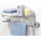 Chrome Instant Bathroom Shelf