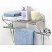 Chrome Instant Bathroom Shelf