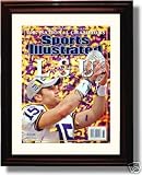 Framed LSU Tigers Sports Illustrated Autograph Print - BCS Champs!
