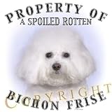 Bichon Frise Mousepad Dog Mouse Pad Property Of