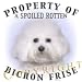 Bichon Frise Mousepad Dog Mouse Pad Property Of