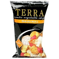 Terra Exotic Vegetable Chips, Original, 4-Ounce Bags (Pack of 12)