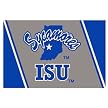 Indiana State University Rug - Blue/ Gray (Rectangle)