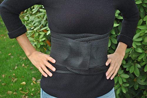 Lumbar Magnetic Support Belt - Neoprene Back Warmth, Double Pull Mechanism and Rib Support