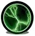PLASMA5 Green Plasma Belt Buckle Hip Hop Rave Techno