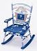 Noah's Ark Scripture Children's Rocker