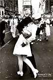 Kissing on VJ Day - Times Square - May 8th, 1945 Education Poster Print by Alfred Eisenstaedt, 24x36