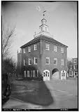Historic Photo Town Hall Second & Delaware Streets, New Castle, DE
