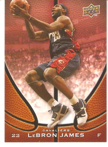 2007-08 Upper Deck NBA STARTING 5 - Lebron James - Cleveland Cavaliers (Limited Edition Card) (Basketball Cards)