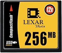 Lexar Media 256MB 12X CompactFlash Card (CF25612360)