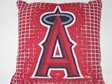 LOS ANGELES ANAHEIM ANGELS Soft Knit Team Logo Throw Pillow 18 x 18 x 6