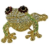 Smiling Frog Animal Pin Brooch