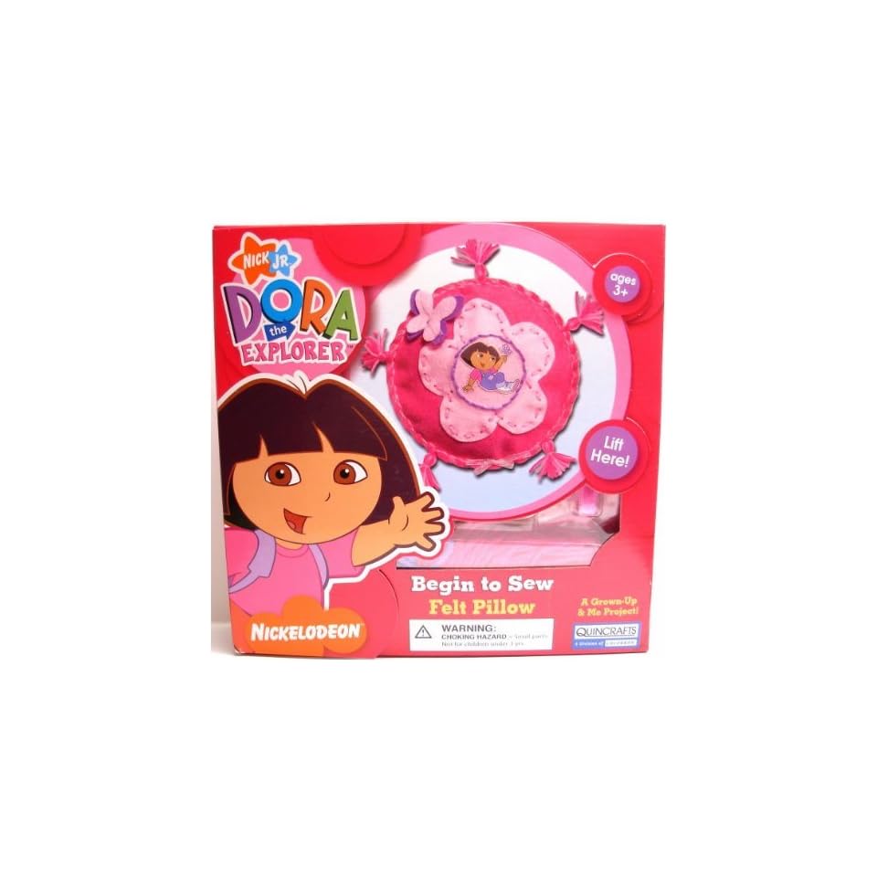 Kids Dora The Explorer Begin To Sew Felt Pillow Kit On Popscreen