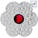 Bella Swarovski Crystal Golf Ball Marker & Hat Clip - Flowers Collection - White Flower