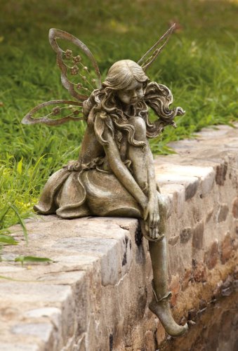 Thoughtful Lady Fairy Statue