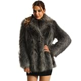 Armani Exchange Long Fur Coat