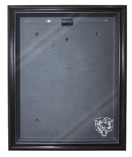 Chicago Bears Cabinet Style Jersey Display, Black