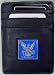 Navy Executive Leather Money Clip/ Cardholder