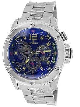 Le Chateau #5701-M2 Men's Stainless Steel Cautiva Multi Function Sports Watch