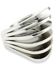 Vita Fede Layered Sterling Silver Ring