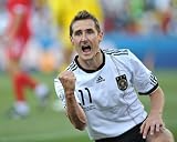 Miroslav Klose Germany 8x10 Photograph 2010 World Cup Fist Pump