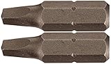 Vermont American 15339 Type Square Recess Size Number 2 with 1-Inch Length Extra Hard Screwdriver Bi