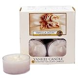 Yankee Candle - Vanilla Satin - Box Of 12 Scented Tea Lights