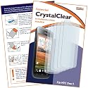 6 x mumbi Displayschutzfolie HTC One S Schutzfolie CrystalClear unsichtbar