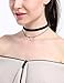6 PCS Womens Black Velvet Choker Necklace for Women Girls Lace Chokers Gothic Tattoo Necklace Pendant