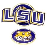 Louisiana State Fightin Tigers NCAA Hat Clip w/ Golf Ball Marker