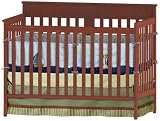 Delta Sedona 4 in 1 Convertible Crib, Vintage Cherry