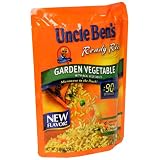 Uncle Ben's Ready Rice, Garden Vegetable with Real Vegetables, 8.8-Ounce Pouches (Pack of 12)