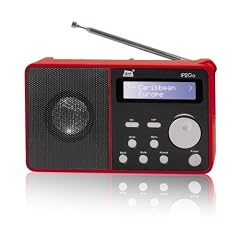 DNT IP2go Tragbares Internet-Radio (UKW-Tuner, Lautsprecher) rot